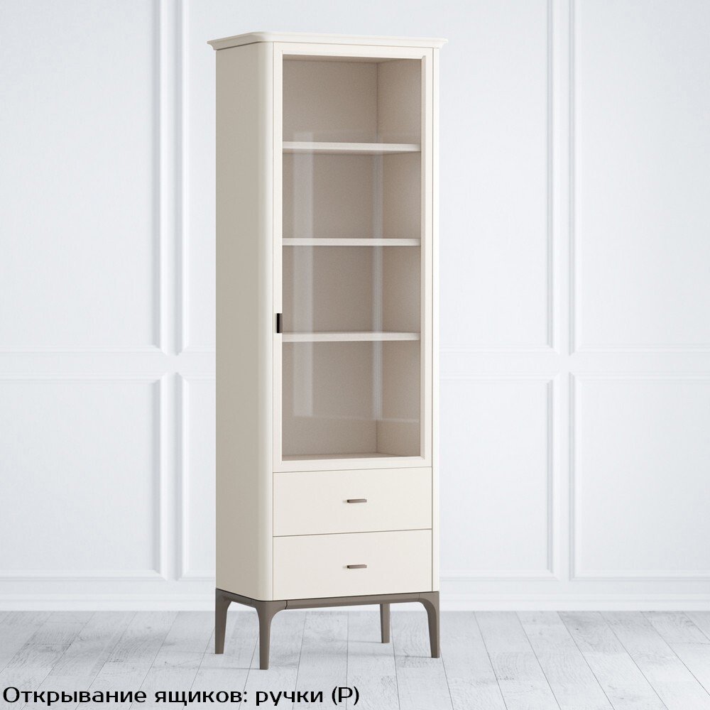 Шкаф книжный малый 2 ящика R фото 3
