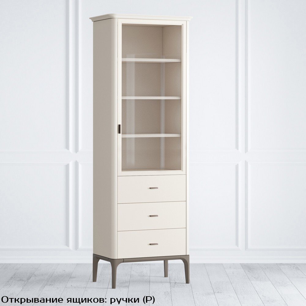 Шкаф книжный малый 3 ящика R фото 3