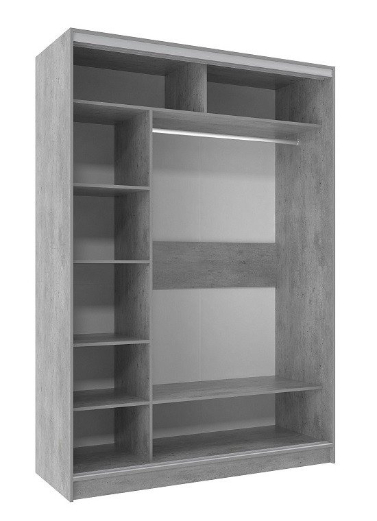 Шкаф-купе двухдверный 1600 Домашний Atelier светлый фото 2