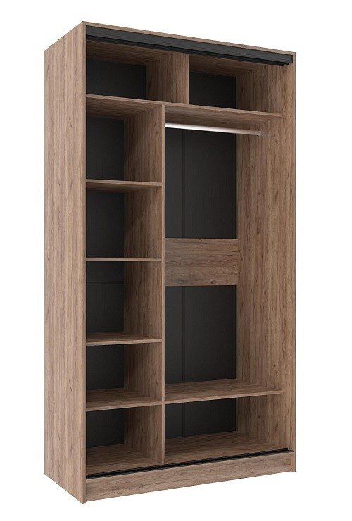 Шкаф-купе двухдверный 1200 Домашний Дуб табачный Craft фото 2