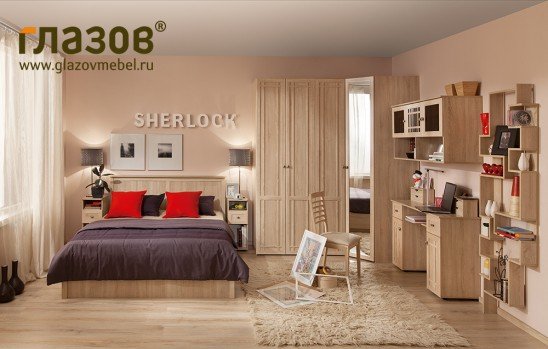 Шкаф для одежды Sherlock 62 (дуб сонома) фото 3