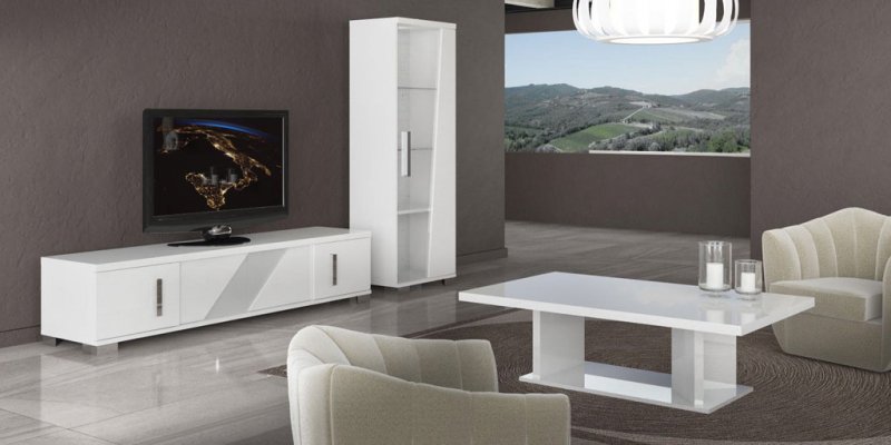 Витрина однодверная LISA White Dining Room фото 4