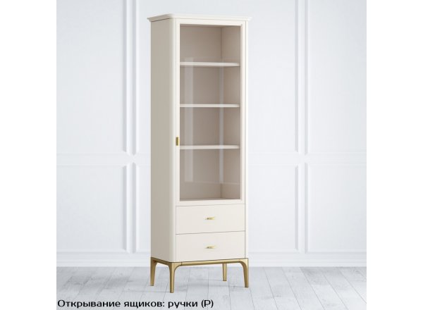 Шкаф книжный малый 2 ящика R