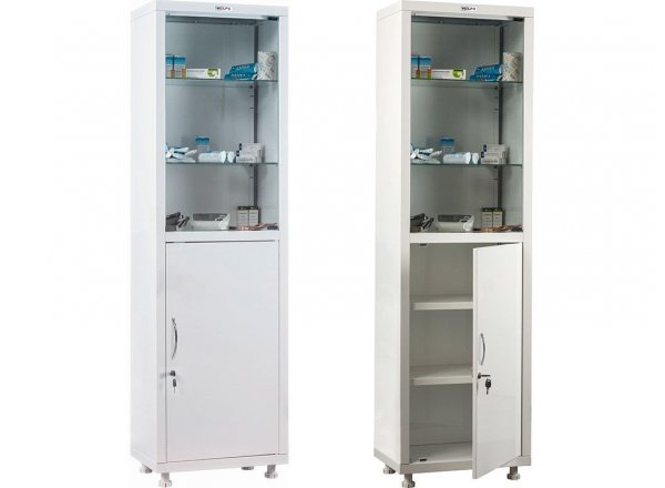 Медицинский шкаф HILFE МД 1 1650/SG