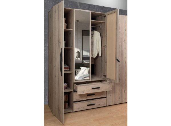 Шкаф для одежды и белья Nature 555, гаскон пайн