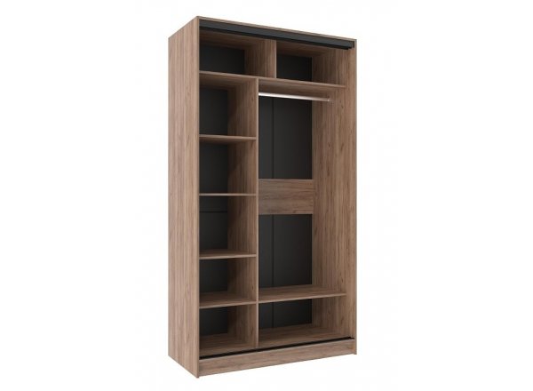 Шкаф-купе двухдверный 1200 Домашний Дуб табачный Craft