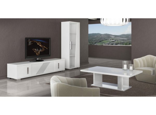 Витрина однодверная LISA White Dining Room