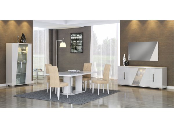 Витрина двудверная  LISA White Dining Room
